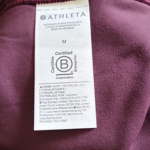 NWT- Athleta Elation Straight Leg Tight - Picture 6 of 8